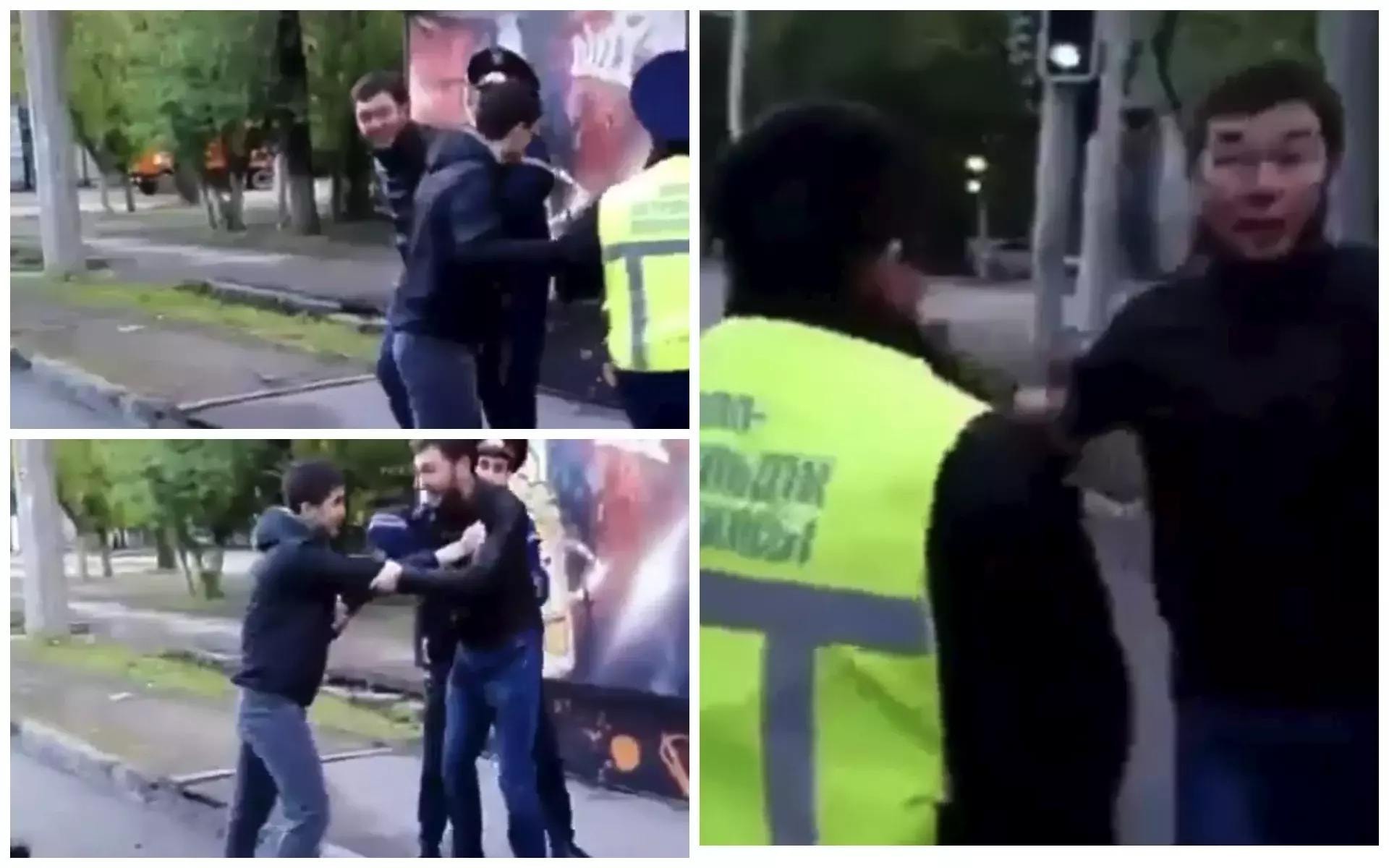 В Алматы водитель напал на полицейского и угрожал связями в органах (видео)